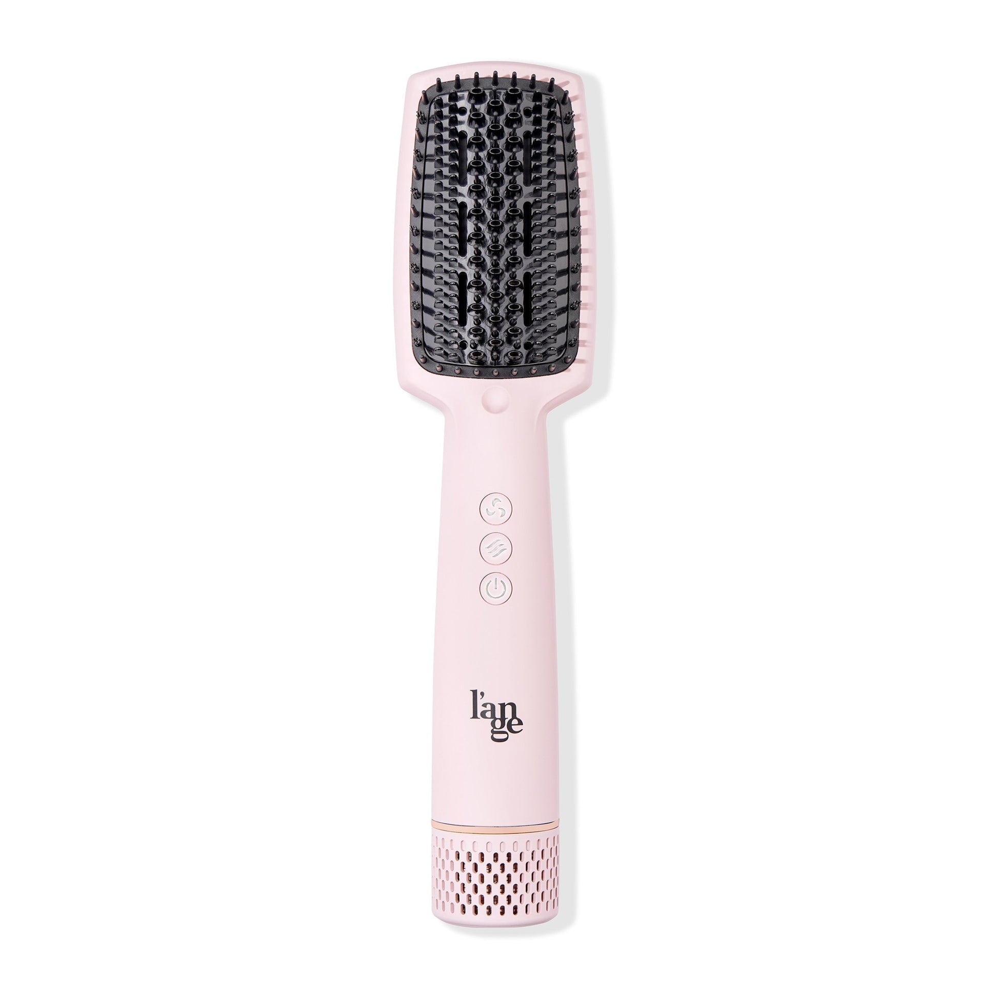 Blush 2-in-1 Straightening Blow Dryer Brush with hollow center bristles and Soft touch finish handle
