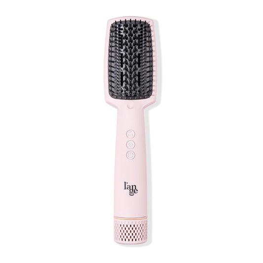Blush 2-in-1 Straightening Blow Dryer Brush with hollow center bristles and Soft touch finish handle
