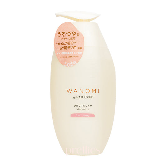 P&G Hair Recipe WANOMI Urutsuya Shampoo - Fresh Berry (For Dry Hair) 350ml (Pink)