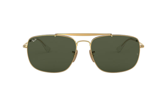 Sunglasses Rayban 3560 Aviator, Gold, Large, Mens, Metal, Non-Polarized, Prescription, Rayban, Sunglasses