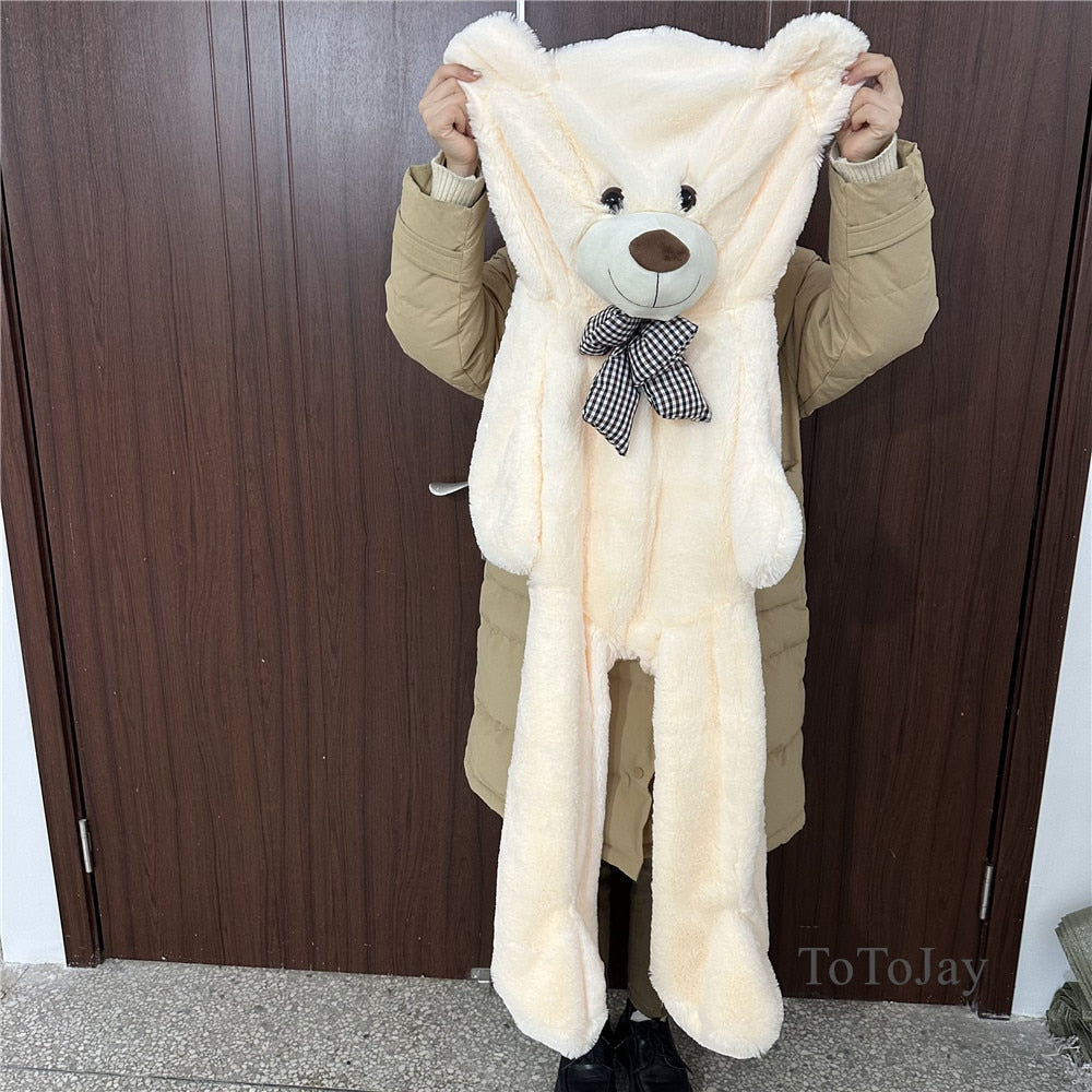Giant American Bear Plush Doll Soft Stuffed Valentine Gift
