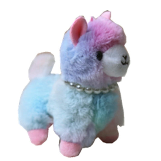 Cute Alpaca Small Pendant Doll Bamboo Charcoal Key
