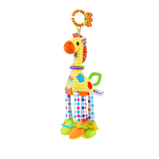 Newborn Baby Animal Soothing Plush Doll, Baby Bed Hanging Pendants, Baby Stroller Hanging Toy, Newborn Zebra Giraffe Cart Hanging, Baby Soothing Plush Doll, Crib Hanging Toy, Birthday Gift, Christmas Gift