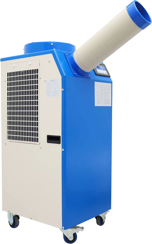 INTSUPERMAI Industrial Spot Cooler Air Conditioner Mobile Aircon 480m³/h Stainless Steel