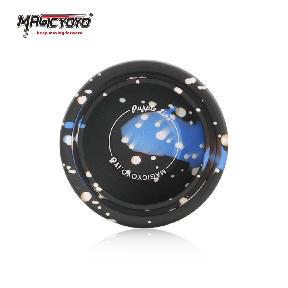 Original MAGICYOYO Aluminum Alloy Boy Yoyo Ball Children Classic Toy T5- Sapphire Blue Professional Metal Yo-Yo