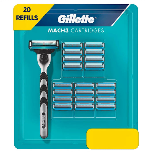 Gillette Mach3 Razor Blade Refills - 20 Ct