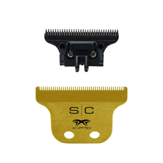 StyleCraft  Gold X-Pro Classic Trimmer Blade Set w/DLC Deep Tooth Cutter