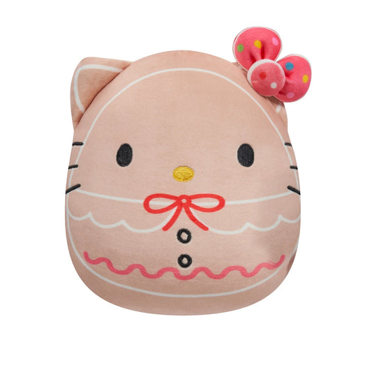 Squishmallows Sanrio Christmas 10" Hello Kitty Gingerbread Plush Toy