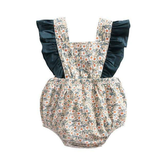 Girl's Clothing BRS8041 / 6M Flowers Rompers Clothes Girl
