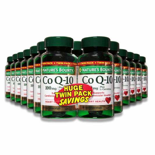 Nature's Bounty - Co Q-10 Softgels, Twin Pack - 100 Mg - 60 Ct - 12 Pack