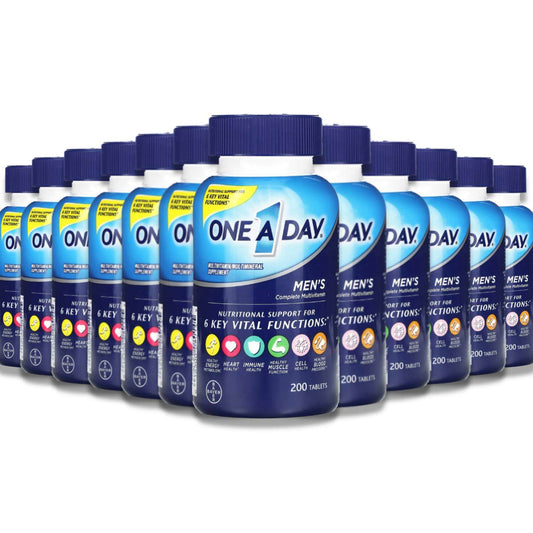 One A Day - Men's Complete Multivitamin Capsules - 200 Ct - 12 Pack