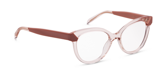 orgreen stef a052 clear rose nude peach women ladies female cat eye handmade in japan cotton acetate quality comfort artisan