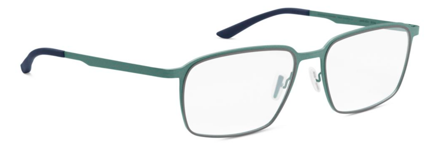 orgreen arrived! handmade in korea scandinavian danish design metal thin lightweight stainless steel square men male classic comfortable s034 matte grey olive green