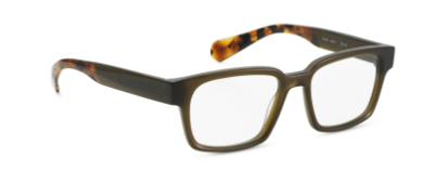 orgreen ryan rectangle danish design handmade in japan acetate plastic quality comfortable men male unisex A215 olive havana brown