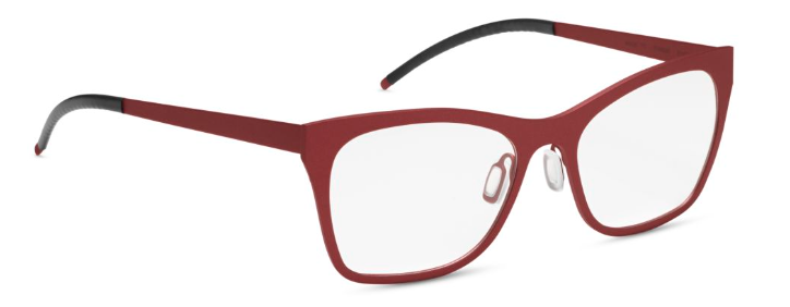 orgreen waikiki titanium handmade in japan glasses eyewear luxury metal women female lightweight comfort danish design 777 matte raspberry red