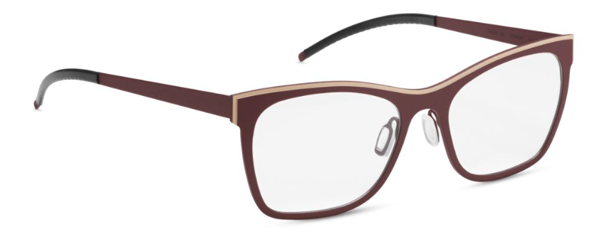 orgreen waikiki titanium handmade in japan glasses eyewear luxury metal women female lightweight comfort danish design 920 matte cranberry off white