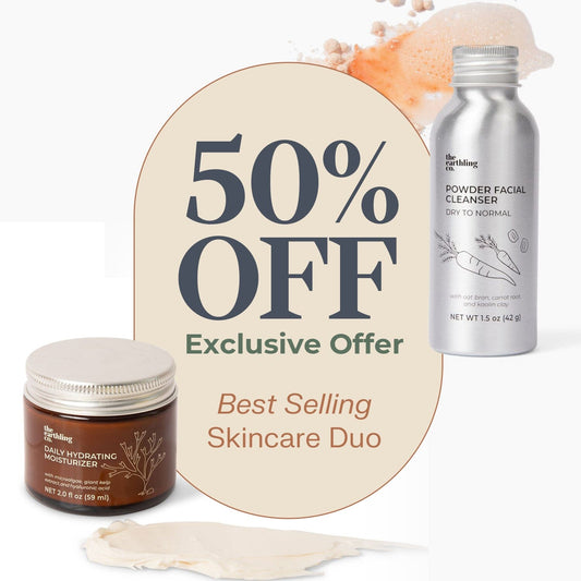 Powder Facial Cleanser + Daily Hydrating Moisturizer