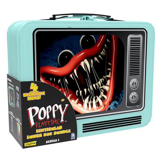 POPPY PLAYTIME - Lenticular Lunchbox Bundle (Image-Changing Case w/ 4 Items, Series 1) [ONLINE EXCLUSIVE] [OFFICIALLY LICENSED]