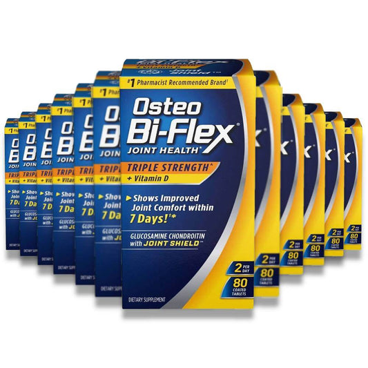 Sundown - Osteo Bi-Flex Triple Strength with Vitamin D, Coated Tablets - 80 Ct - 12 Pack